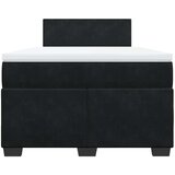 box spring s madracem crni 120 x 190 cm baršunasti | shoptok.hr