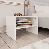  Noćni ormarić 2 kom sjajni bijeli 40x30x30 cm konstruirano drvo | Eponuda.ba