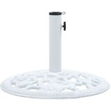  Stalak za suncobran bijeli 12 kg 48 cm od lijevanog željeza | shoptok.hr