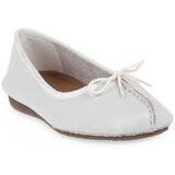Clarks Balerinke FRECKLE ICE WHITE Bela Cene