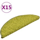  Tepisi za stepenice 15 kom zeleni 56 x 17 x 3 cm | shoptok.hr
