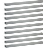 Profil za rubove vrta 10 kom. 100 x 5 x 5 cm Pocinčani čelik | shoptok.hr