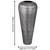 Eglo 421336 - Metalna vaza MIYAZAKI 108 x 45 cm, siva | Eponuda.com