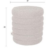 Dutchbone Bež tabure iz tkanine bouclé Fern – | Shoptok.si