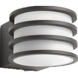 Philips Lucca wall lantern anthracite 1x9.5W 230/HUE Lucca bela ambiance stenska luč | Shoptok.si