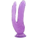 CHISA NOVELTIES double dildo purple 20cm Cene