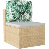 vidaXL Zunanja blazina Listni vzorec Poliester 50 x 12 x 40 cm | Shoptok.si