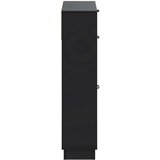  Ormar za cipele HOORN 78 x 24 x 100 cm Konstruirano drvo Crna - Crna | shoptok.hr