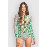 Mamiwata LS Spring Neoprenska obleka emerald green