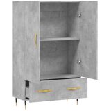  Visoka komoda boja betona 69,5 x 31 x 115 cm konstruirano drvo | Eponuda.com