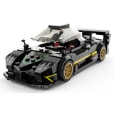  Licencirani auto na daljinsko upravljanje i sastavljanje 1:28 Pagani Zonda RASTAR - crni | Shoptok.si