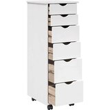  Mobilni ormar Bijelo 34 x 39 x 93 5 cm Čvrsto borovo drvo | shoptok.hr