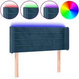  LED uzglavlje tamnoplavo 83x16x78/88 cm baršunasto | shoptok.hr