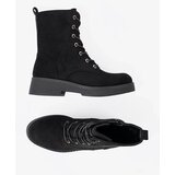 Shelvt Comfortable black workers on a flat sole | Shoptok.si