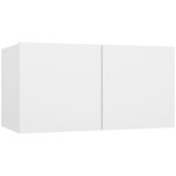 Maison Chic Viseča TV omarica - TV enota - Televizijska omarica bela 60x30x30 cm, (21698856) Cene