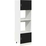 vidaXL Kuhinjski ormar Crni hrast Inženjersko drvo 60 x 57 x 207 cm | shoptok.hr