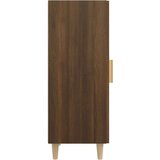  Komoda boja smeđeg hrasta 34 5x34x90 cm konstruirano drvo | shoptok.hr