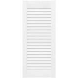 vidaXL Vrata za omarico z letvicami 2 kosa bela 69x29,5 cm | Shoptok.si