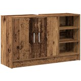 vidaXL Omarica za umivalnik Stari les 90x29x55 cm Inženirski les | Shoptok.si