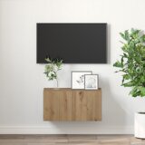 vidaXL TV omara Umetni hrast Inženirski les TV omara Pravokotna | Shoptok.si