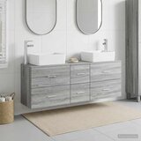 Set ormarića za kupaonicu 3 kom. Siva Sonoma 53 x 34 5 x 63 cm - Siva Sonoma | shoptok.hr