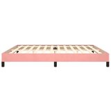 vidaXL Posteljni okvir roza 200x200 cm žamet | Shoptok.si