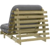  Futon na razvlačenje s madracem 90 x 206 x 11 cm od borovine | shoptok.hr