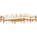  5-dijelna set vrtnih sofa od masivnog drva bagrema s jastucima | shoptok.hr