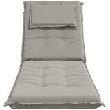 Jastučić za ležaljku GEMERT 100% poliester Siva 190 x 60 x 9 cm Slike