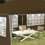  Rastezljivi šator za zabave 575 x 289 x 245 cm Sivosmeđa | shoptok.hr