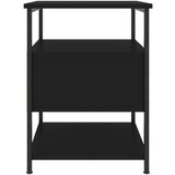 Noćni ormarići 2 kom crni 40 x 42 x 56 cm od konstruiranog drva | shoptok.hr