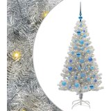  Božićno drvce Srebrno 150 cm PET | shoptok.hr