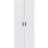 CARRYHOME OMARA ZA OBLAČILA, bela, hrast artisan | Shoptok.si