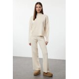TRENDYOLMILLA ženska bluza Plain Knitwear Set - Lower & Upper Set Twoaw24Au00045, ecru | Eponuda.com