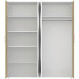 XXXL Omara Za Oblačila Jan, Bela, Barva Hrasta | Shoptok.si