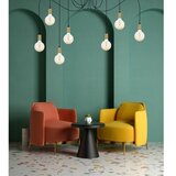  Luster na sajli MIROS 7xE27/60W/230V pauk crna/zlatna | Eponuda.com