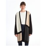 LC Waikiki Women's Shawl Collar Color Block Long Sleeve Knitwear Cardigan Cene