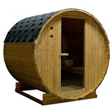  Sauna u obliku bačve Tromso XL (Drvo, Smreka, D x Š x V: 193,8 x 176,8 x 176,8 cm) | shoptok.hr