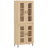  Visoka komoda hrasta sonome 69,5x34x180cm od konstruiranog drva | shoptok.hr