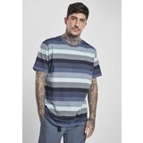 UC Men Yarn Dyed Sunrise Stripe Vintageblue T-Shirt Cene