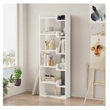 Hanah home Polica za knjige Palermo White Anthracite | Eponuda.com