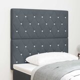  Uzglavlje Tamno siva 90 cm Baršun | shoptok.hr