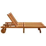  Ležaljka za sunčanje za 2 osobe masivno bagremovo drvo | shoptok.hr