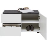 Voleo GARDEROBNA KLOP antracit, bela | Shoptok.si