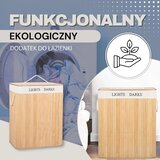  Košara za rublje od bambusa ecru | shoptok.hr