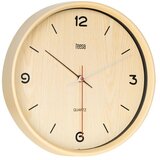 Teesa Analogna stenska ura 30cm svetlo rjava | Shoptok.si