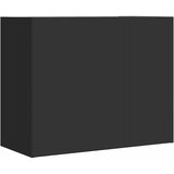  Zidni ormarić crni 75 x 35 x 60 cm od konstruiranog drva | shoptok.hr