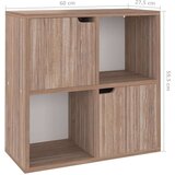 vidaXL police za knjige boja sivog hrasta 60 x 27,5 x 59,5 cm iverica | shoptok.hr