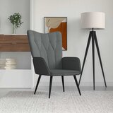  Stolica za opuštanje tamnosiva od tkanine | shoptok.hr