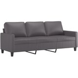  3-dijelni set sofa s jastucima sivi od umjetne kože | shoptok.hr